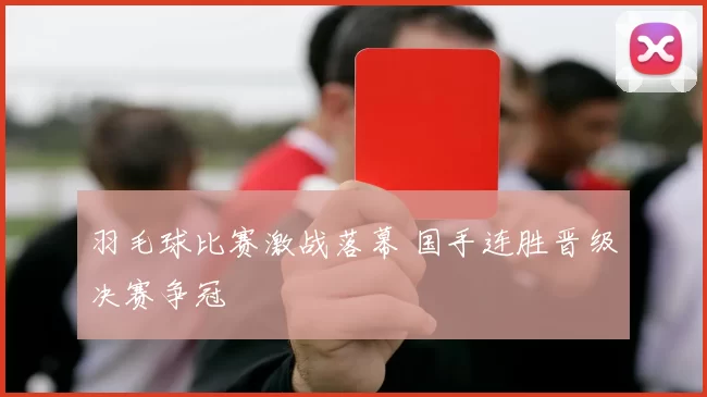 羽毛球比赛激战落幕 国手连胜晋级决赛争冠