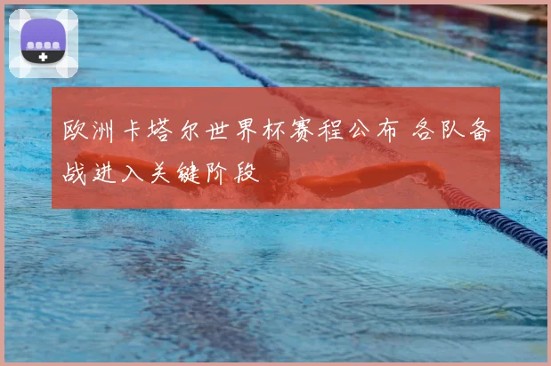 欧洲卡塔尔世界杯赛程公布 各队备战进入关键阶段